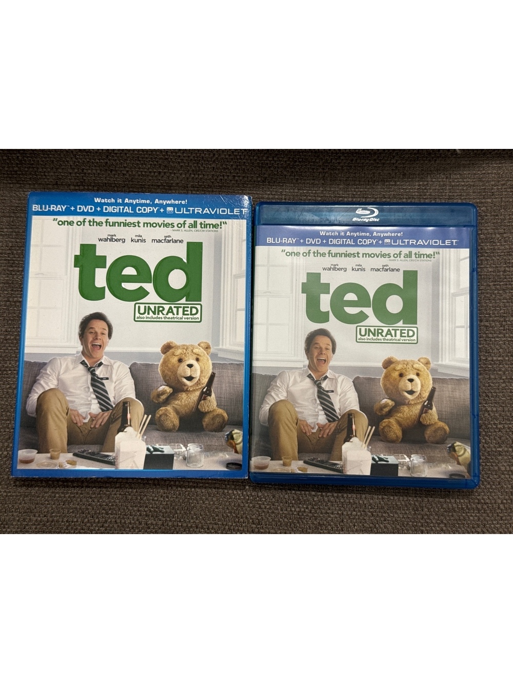 Ted: Unrated Blu-Ray/DVD Combo (2012) - FULLY TESTED